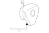 Rear Suspension Cross-Member Bracket, Left - Mopar (5085381AB)