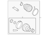 Boot Kit - Toyota (04429-01010)