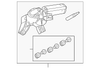 Cylinder & Keys - Ford (E84Y-5422050-A)