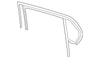 Bumper Cover Guide Bracket - Ford (YF1Z-17C972-AB)
