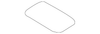 Switchblade Silver Metallic Driver Side Instrument Panel Trim Plate Applique - GM (96909450)