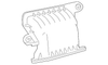 Pickup Box Tailgate Molding - GM (84339123)