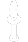 Stone Guard Rivet - Porsche (N-106-084-01)
