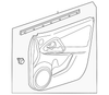 Upper Center Pillar Trim - GM (95330555)