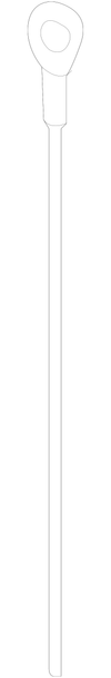 Silver Driver Side Roof Luggage Carrier Rail with Supports, Bolt, Block, and Pads - GM (96660347)