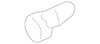 Antenna Assembly Nut - Ford (E9SZ-18865-B)