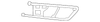 Light Titanium Sun Visor Support - GM (96850646)