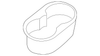 Rear Bumper Fascia Molding - GM (84371055)