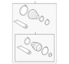 HVAC Heater, Air Conditioning Evaporator, and Blower Module Heat Shield - GM (89018302)
