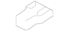 B-Pillar Reinforcement, Left - Mopar (68611856AA)