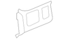 Exterior Door Handle, Left - Mopar (XU55GW7AG)