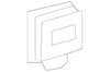Windshield Pillar Trim - Ford (XW7Z-5403598-AAA)