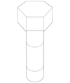Muffler & Pipe Bolt - Porsche (N-010-244-26)