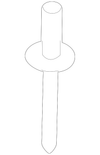 Windshield Pillar Trim - Ford (GD9Z-5403598-AD)