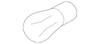 License Lamp Lens - Mopar (68028050AB)