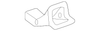Buckle End - Ford (HG9Z-5460044-AB)