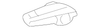 Chrome Hood Front Molding - GM (84341122)
