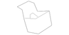 Folding Top Trim Panel, Left - Mopar (68029395AA)