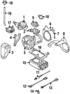 Piano Black Headlamp Switch - Cadillac (84154107)