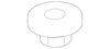Rear Bracket Nut - Porsche (N-104-355-06)