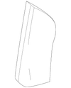 Switch Opening Cover, Right - Mopar (ZL50XZAAA)