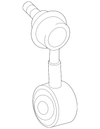 Lift-Gate Handle - Mopar (ZK71AVEAD)