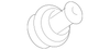Wiper Arm Grommet - Toyota (85143-AE010)