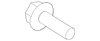 Exhaust Manifold Heat Shield Bolt - Porsche (N-101-563-07)