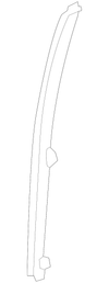 Passenger Side Rear Seat Back Pad - GM (84091576)