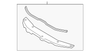 Jet Black Rear Passenger Side Door Trim - GM (84105681)