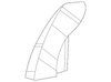 Seat Latch Cover - Mopar (ZS331D1AA)