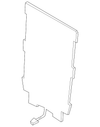 Strap, R/Seat Black Cushion Lat *Brick (19127616)
