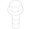 Support Bracket Bolt - Toyota (90119-A0133)