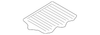Cap, R/Wdo I/S S/S Slat *Beige - GM (90440621)