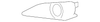 Light Neutral Passenger Side Front Floor Console Side Rear Cover - Buick (90904950)