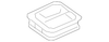 Jet Black Cup Holder - GM (84459022)