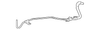 Driver Side Rear Door Rear Auxiliary Weatherstrip - GM (25868570)