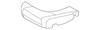 Windshield Pillar Trim - Ford (XW7Z-5403599-AAA)