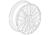 3-Phase High Voltage Cable Assembly - Mopar (68049910AB)