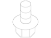Tail Lamp Assembly Screw - Porsche (N-911-664-01)