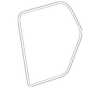 Rear Door Cladding, Left - Mopar (YK01CBGAA)