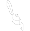 Front Rail Insulation, Left - Mopar (68360223AA)
