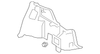 Rear Driver Side Tire Front Air Deflector - GM (84098321)