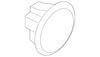 Plastic Snap-In Nut - Mopar (68333281AA)