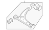 Power Steering Reservoir Bracket, Right Hand Drive - Mopar (68368380AC)
