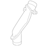 Jet Black Child Seat Anchor Plate Trim Cap - Buick (9028478)