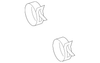 Windshield Pillar Trim - Buick (25759307)