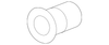 Vent Window Glass Nut - Porsche (N-910-167-02)