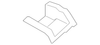 Visor Spacer, Left - Mopar (68030797AA)