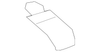 Passenger Side Pickup Box Side Rear Lower Molding - GM (88944467)